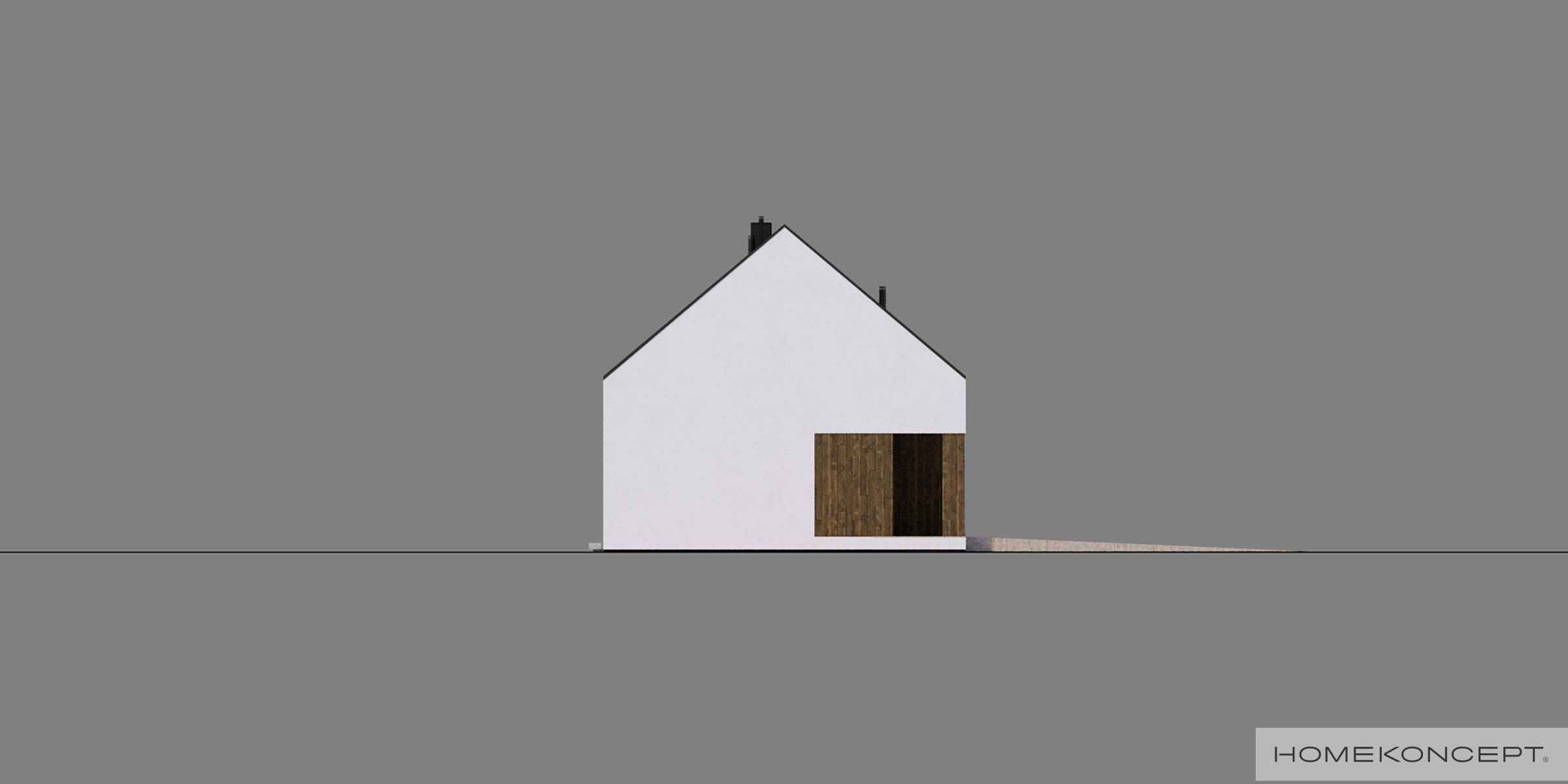 Projekt domu HK117 G1 wariant 01