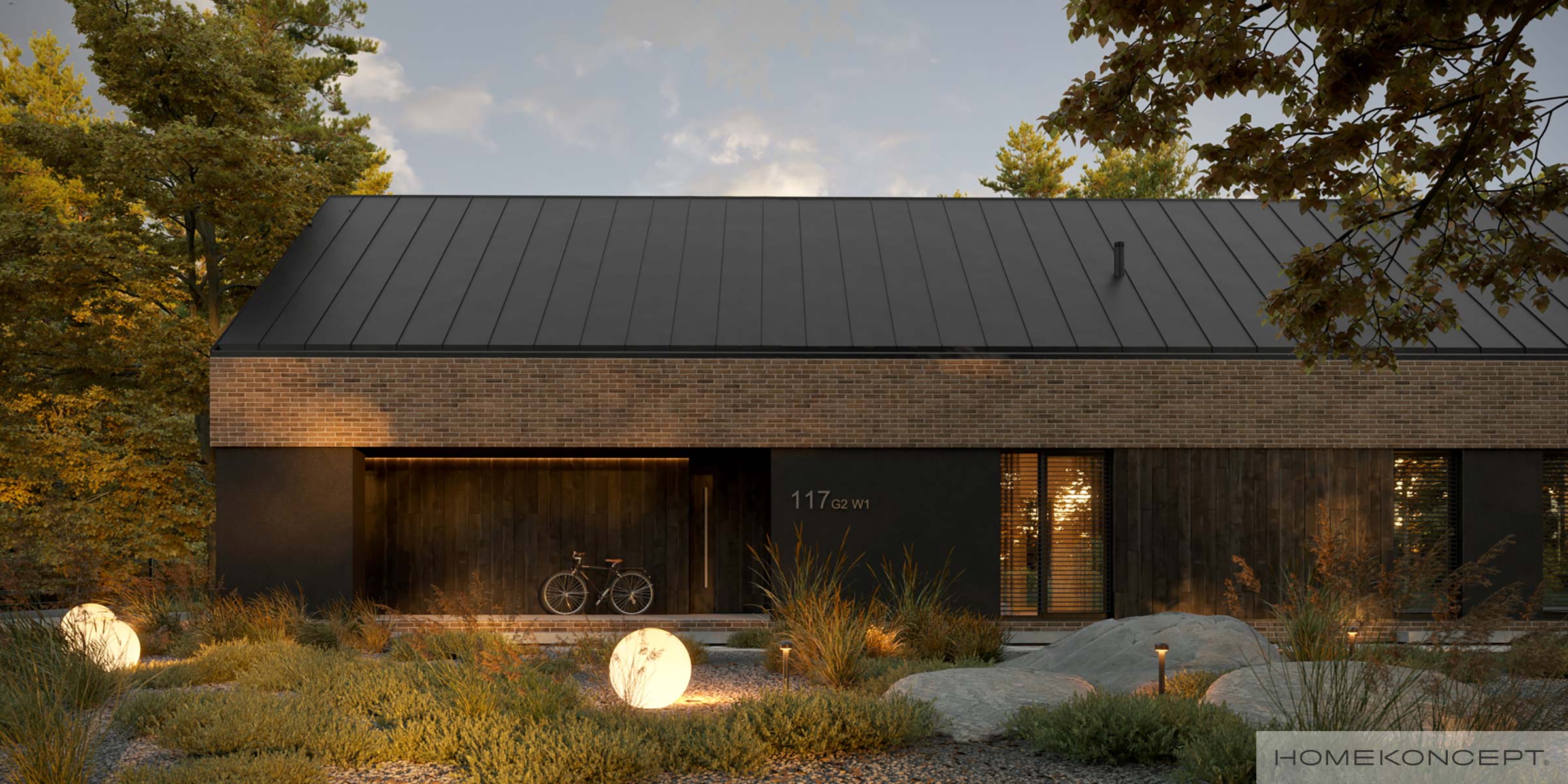 Projekt domu HK117 G2 wariant 01