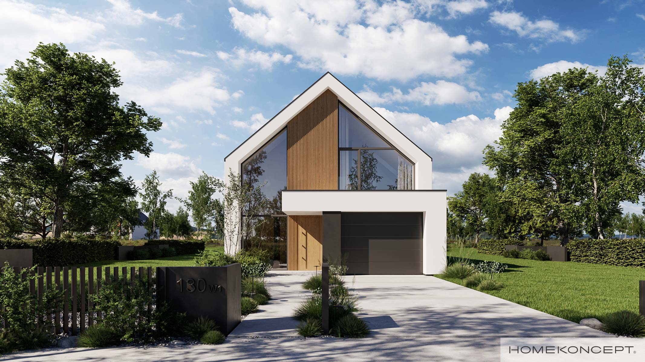 Projekt domu HK130 wariant 01
