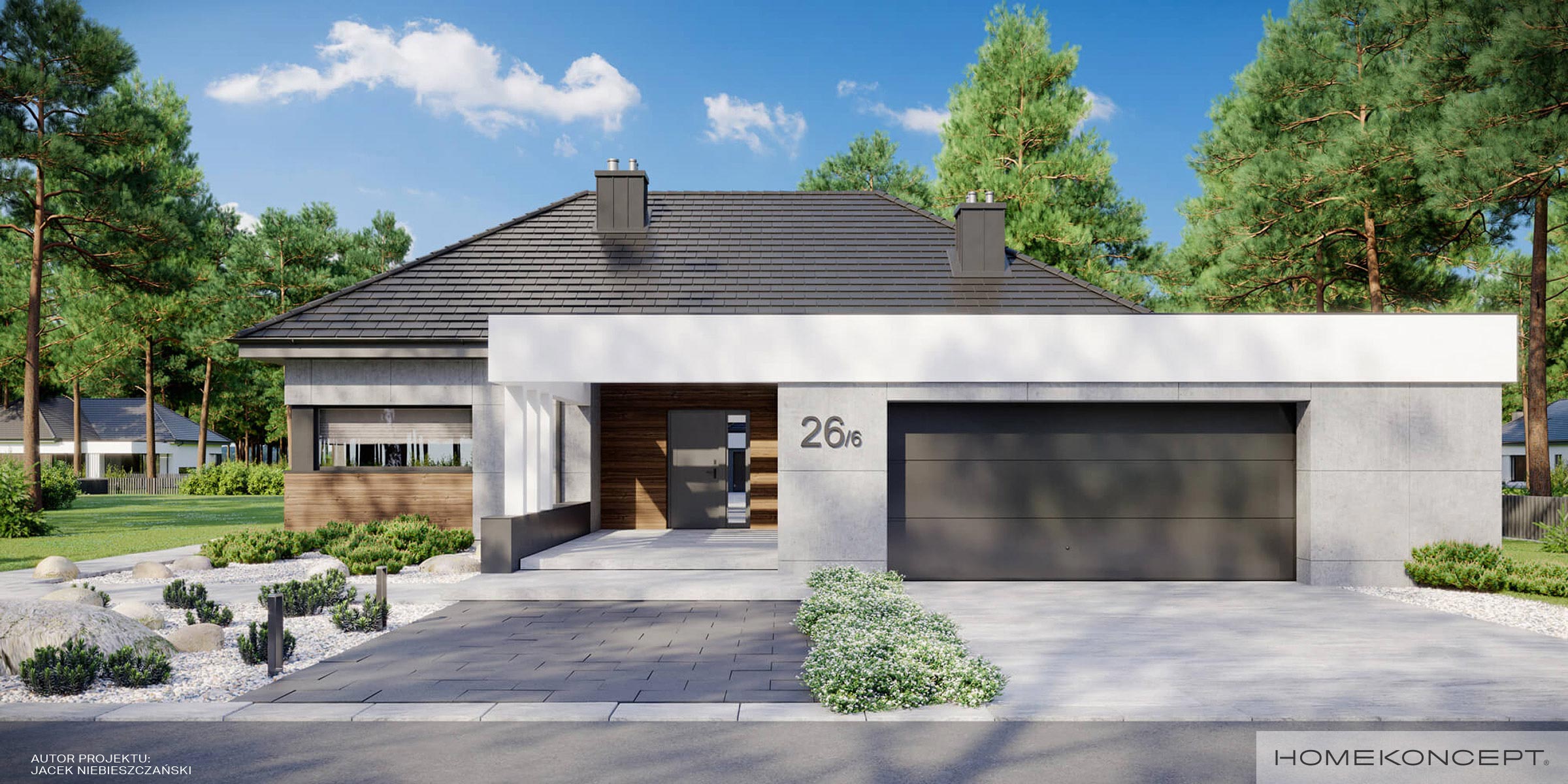 Projekt domu HK26 wariant 06