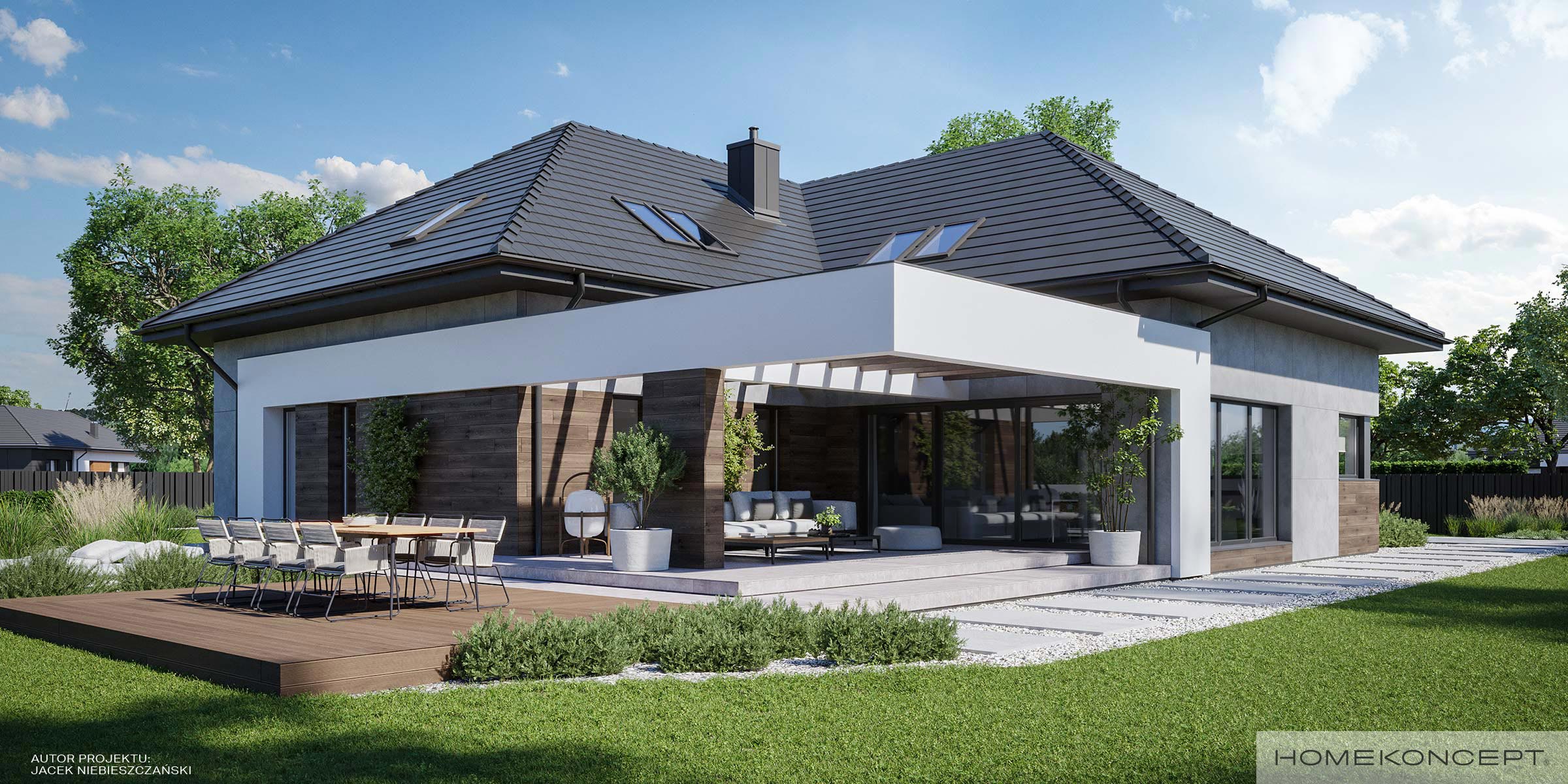 Projekt domu HK28 wariant 01