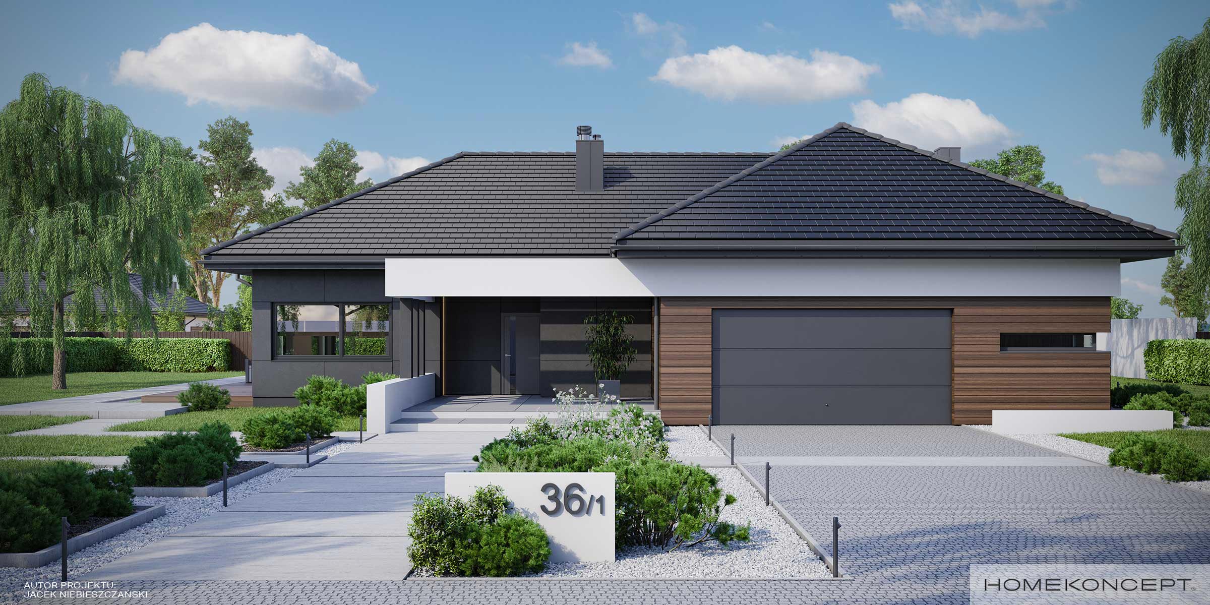 Projekt domu HK36 wariant 01