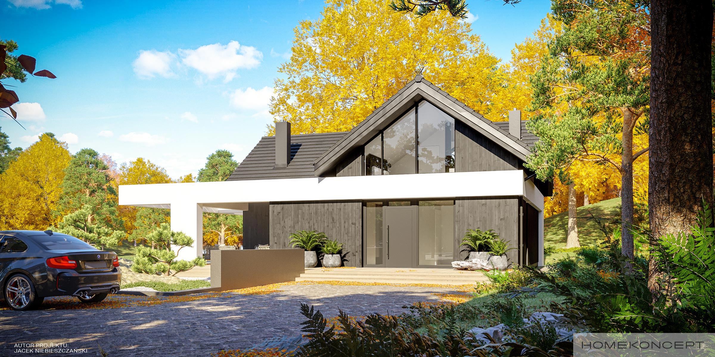 Projekt domu HK67 wariant 01