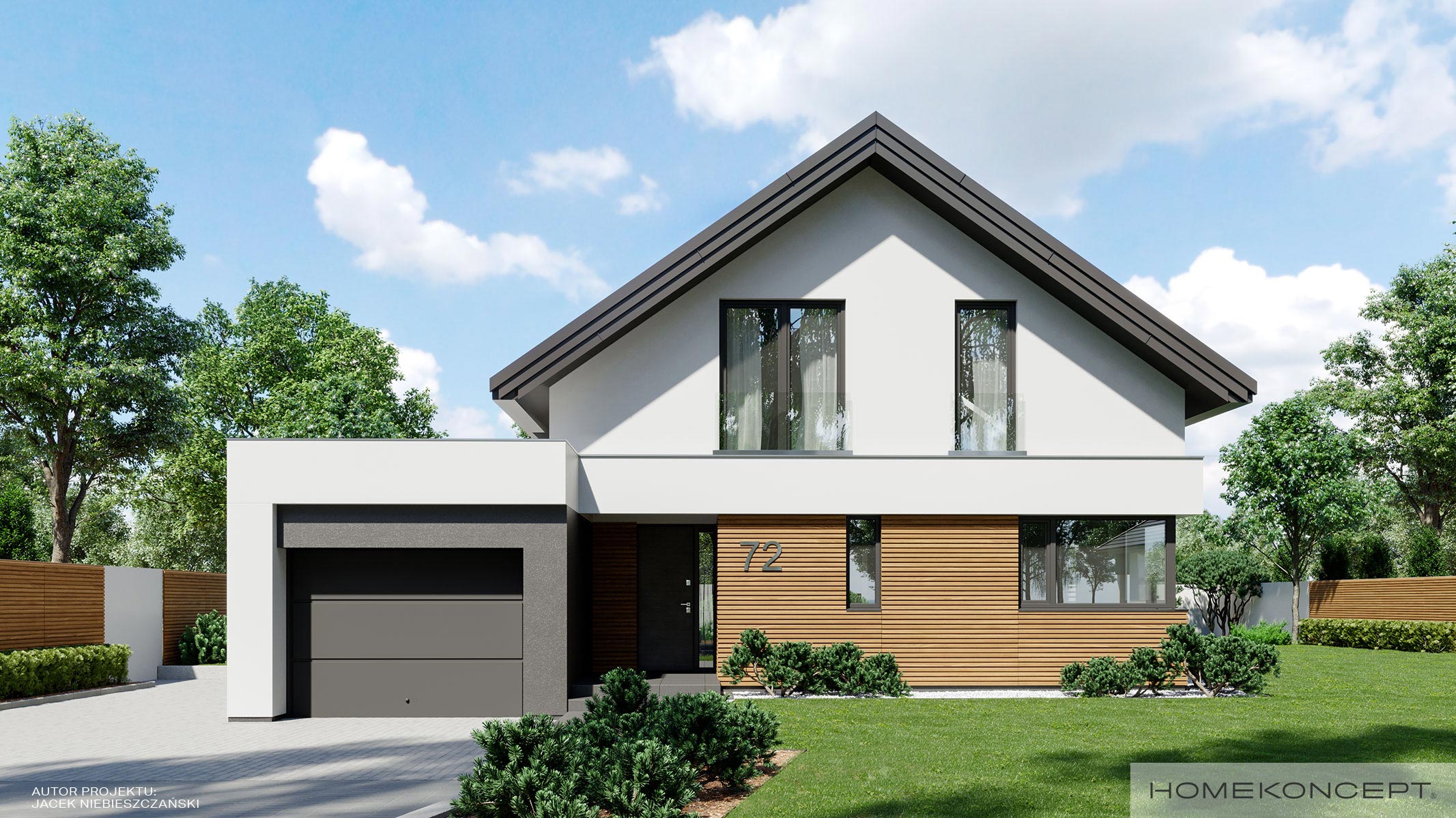 Projekt domu HK72