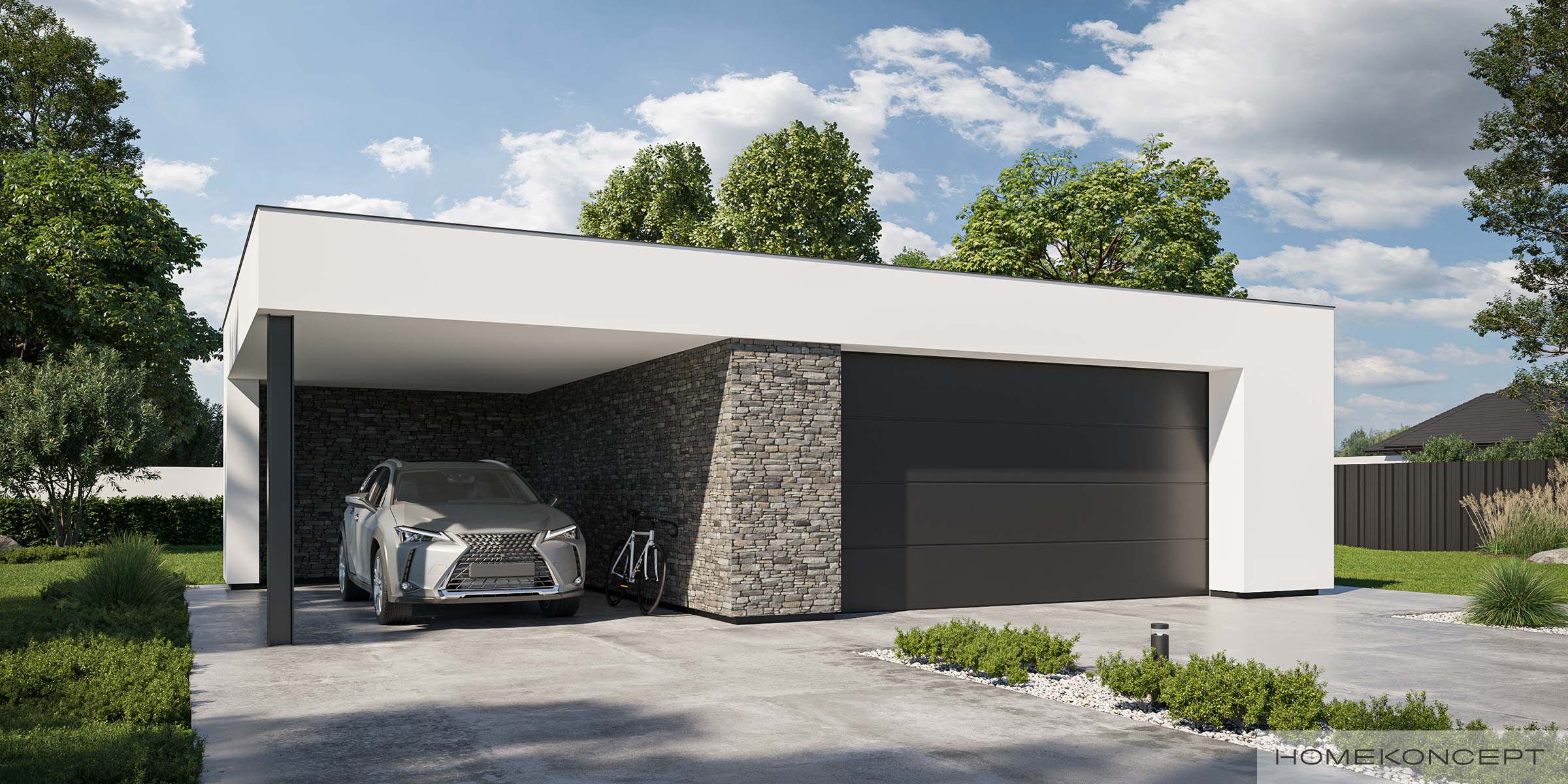 Projekt domu Garaż HKG 08